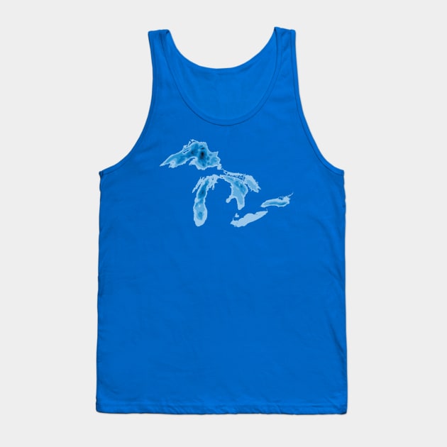 Great Lakes Tank Top by MindsparkCreative